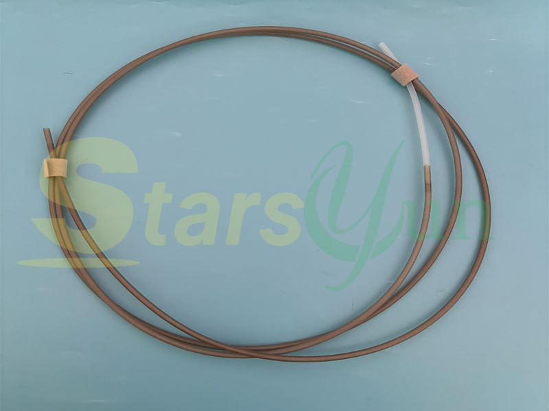 Whole body spring tube biopsy channel for GIF-1100 and other