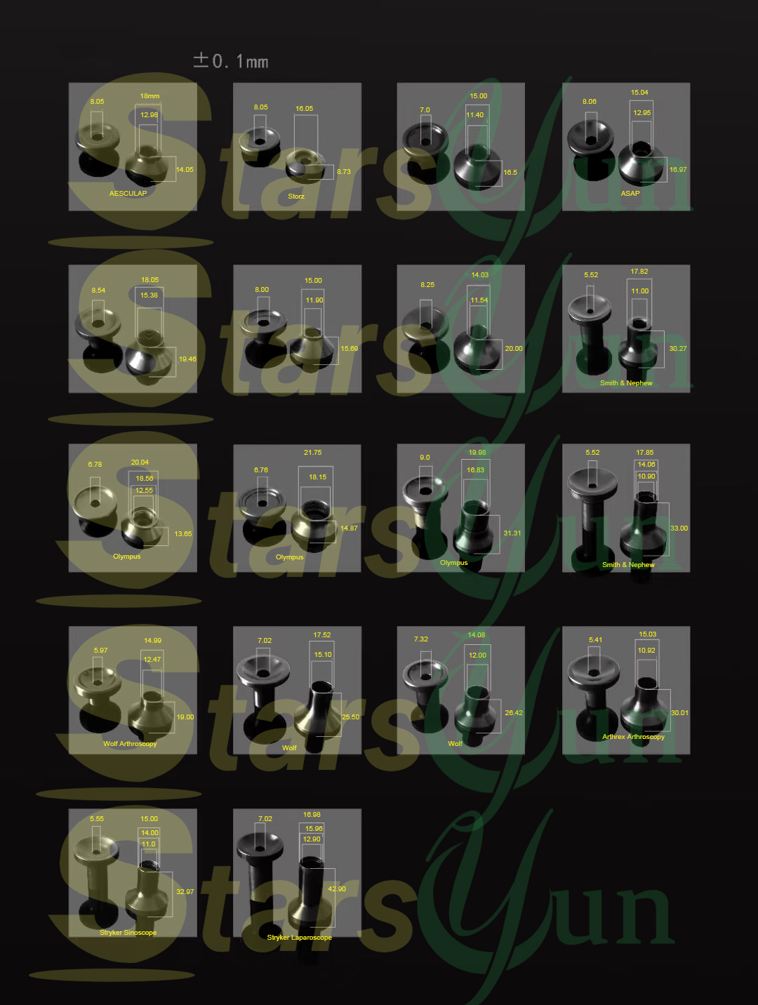 Rigid Endoscope Eyepiece Assembly Eyepieces for Rigid Endoscopes