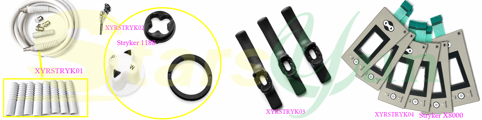 Stryker endoscope repair parts