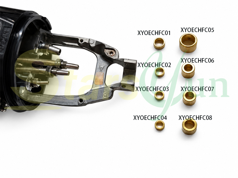 Olympus Electrical Connector Housing sleeve Nuts