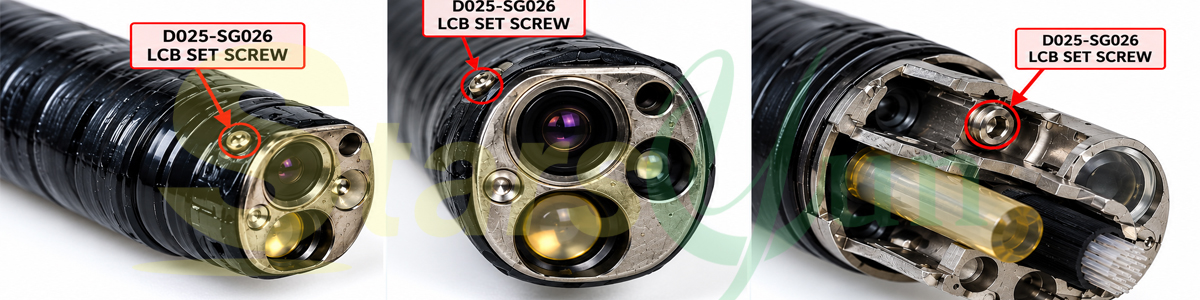 Pentax D025-SG026 LCB SET SCREW COVER GLASS HOLDING SCREW